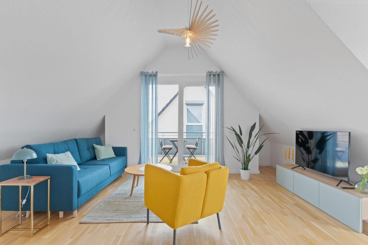 Design-Apartment - Kueche - Balkon - Tiefgarage Лайнфелден-Ехтердинген Екстериор снимка